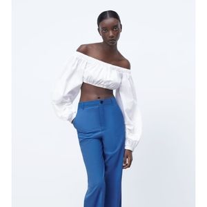 ZARA  PUFF SLEEVE TOP❣